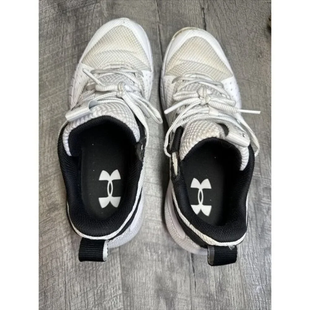 Under Armour Womens HOVR Basketball Shoes 10 White Athletic Sneakers Performance